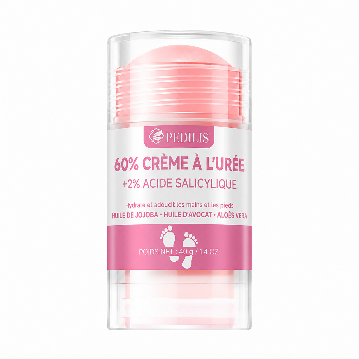 Pedilis - Crème pour les pieds à 60% d'urée - Hydratante et exfoliante